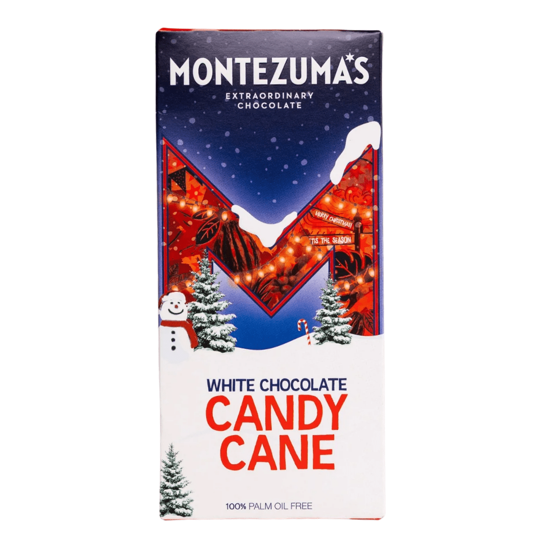 Montezuma's White Candy Cane Bar 90g - Earthfare Supermarket - 5061120530032