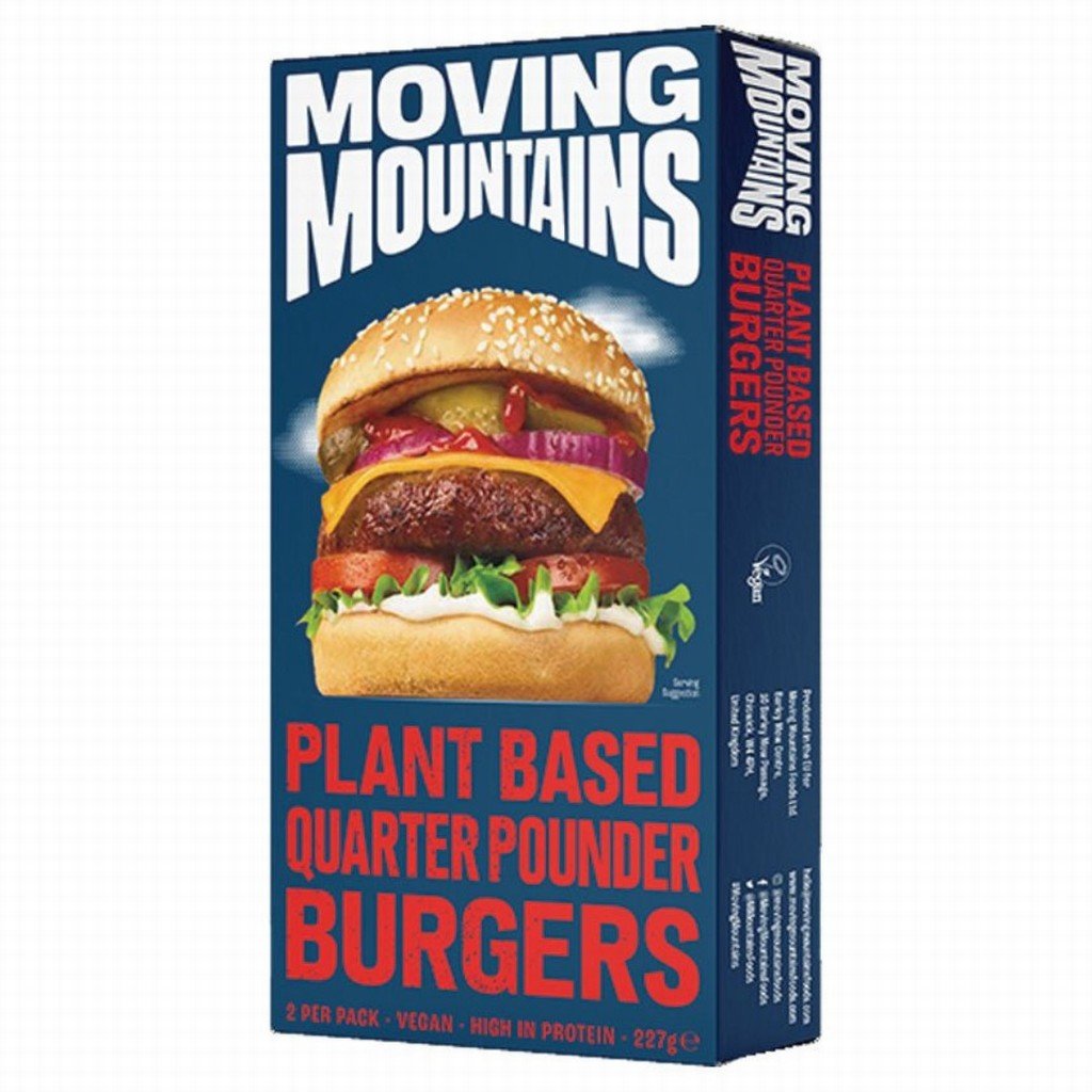 Moving Mountains Plant Based 1/4Lb Burgers - Earthfare Supermarket - 5060728270173