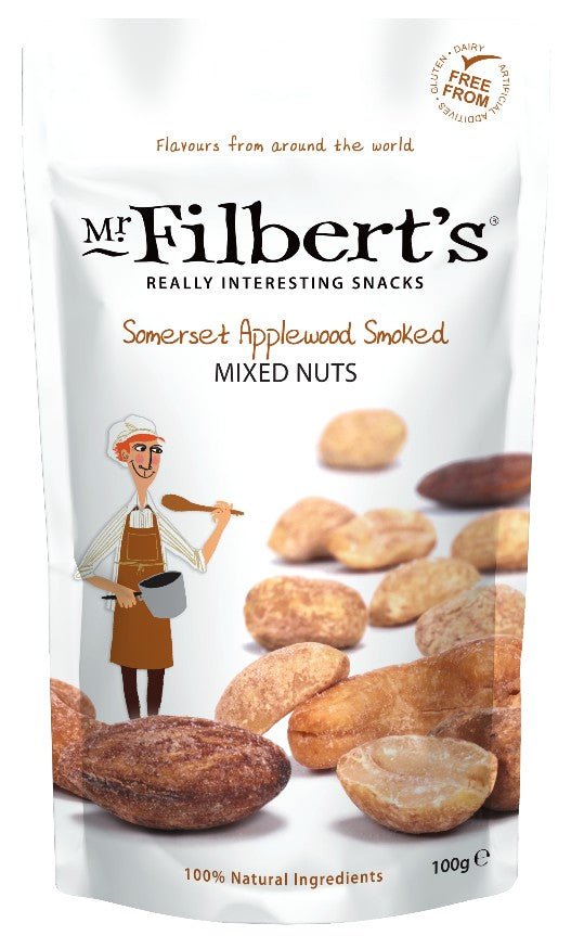 Mr Filberts Somerset Applewood Smoked Mixed Nuts - Earthfare Supermarket - 5060145052451