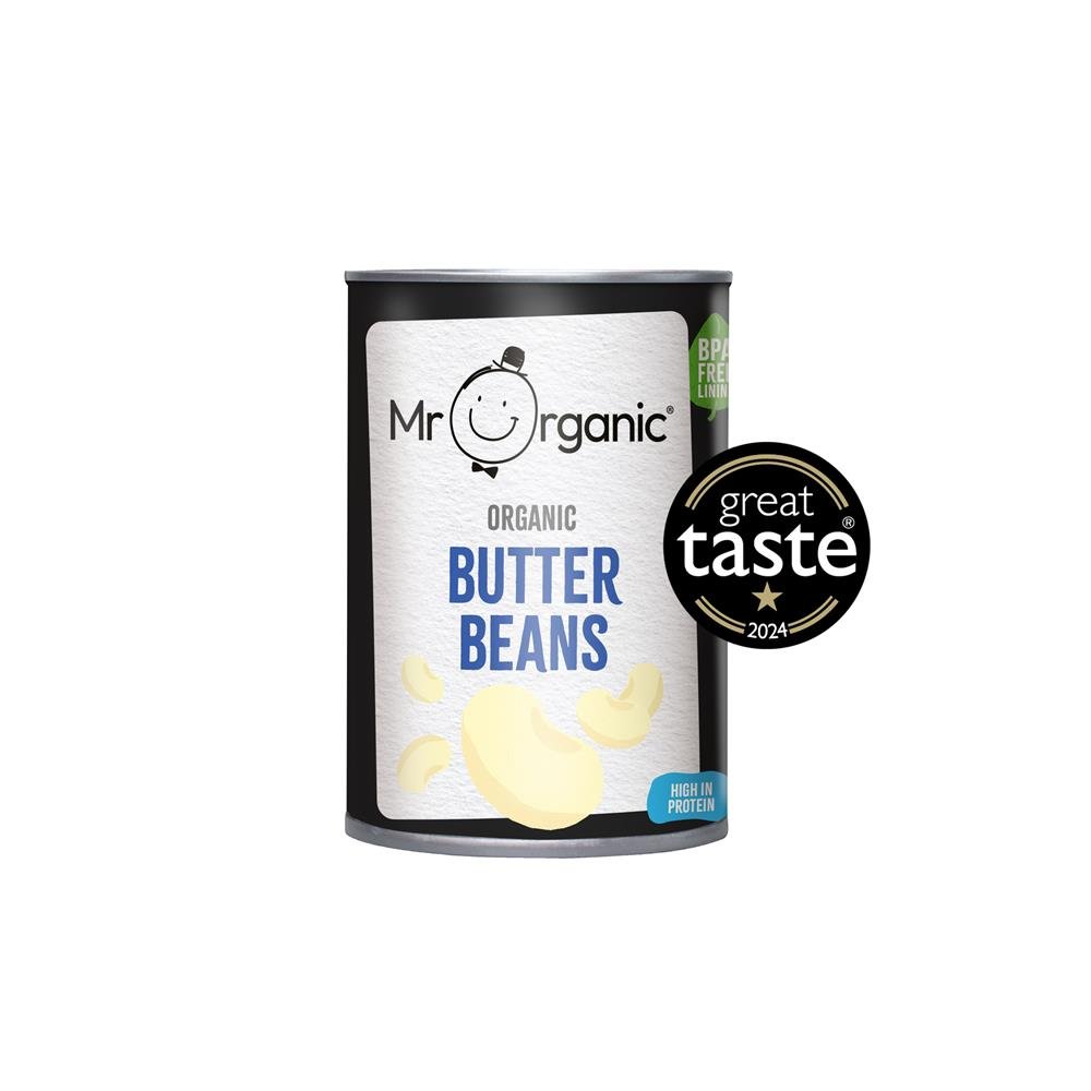 Mr Organic Butter Beans 400g - Earthfare Supermarket -