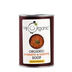 Mr Organic Tomato & Lentil Soup 400g - Earthfare Supermarket - 5060178074055