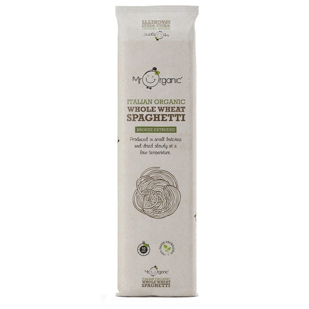 Mr Organic Whole Wheat Spaghetti Pasta 500g - Earthfare Supermarket - 5060178071115