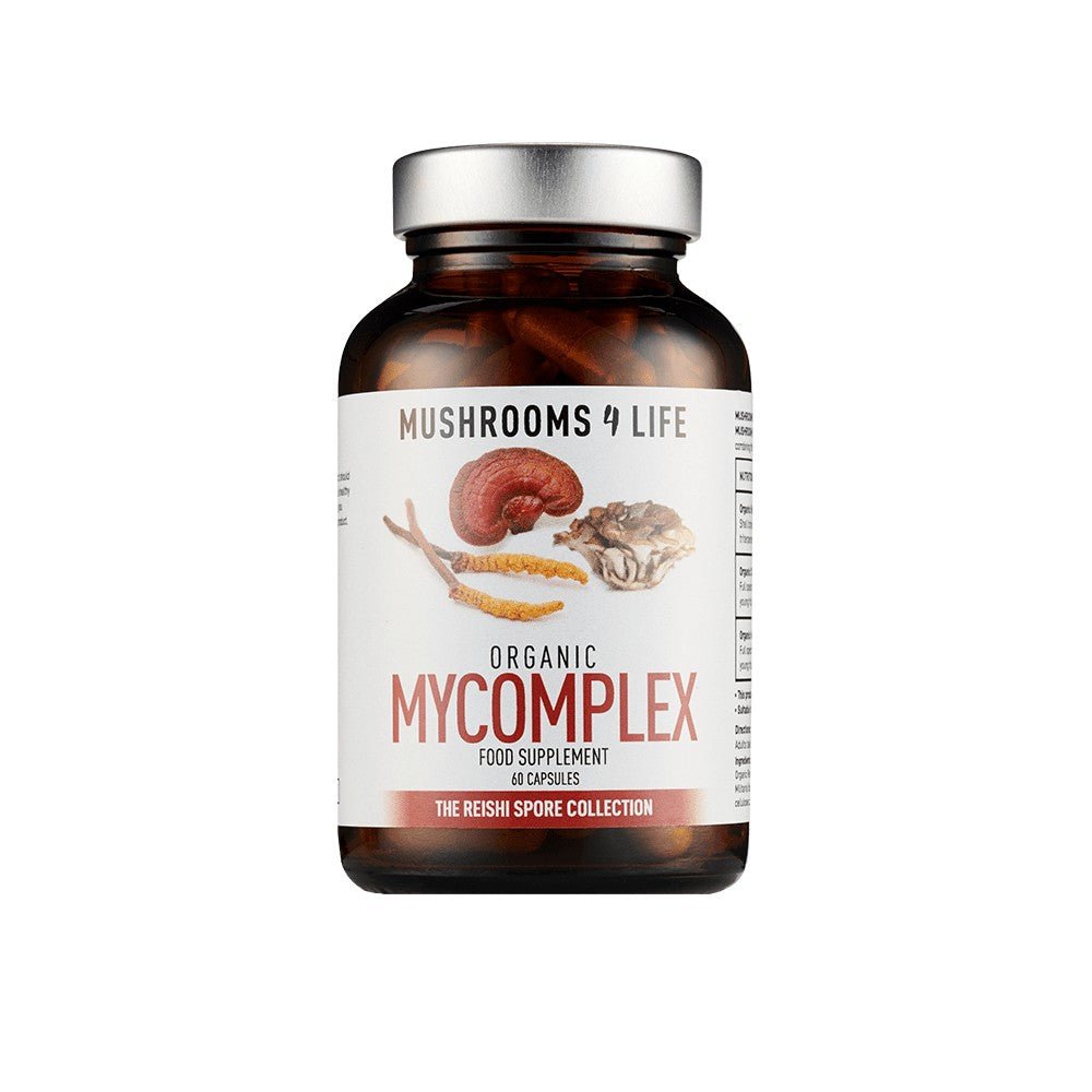 Mushrooms 4 Life Organic Mycomplex Spore Range Capsules - Earthfare Supermarket - 0658556117095