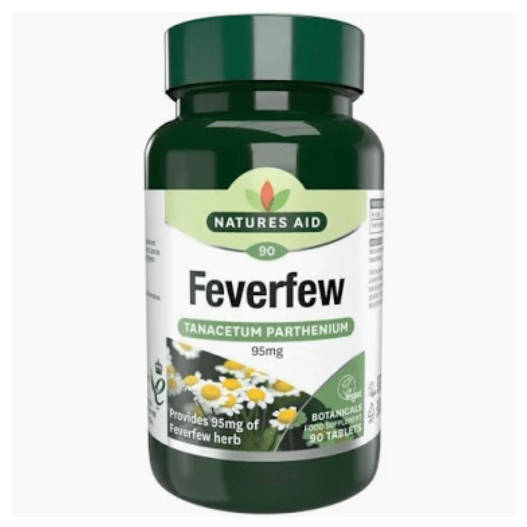 Natures Aid Feverfew 95Mg - Earthfare Supermarket - 5023652996090