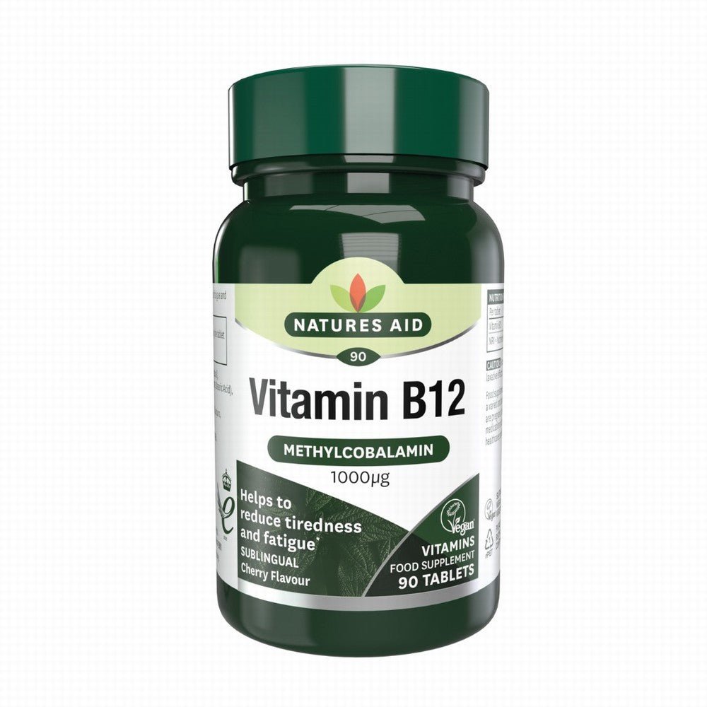 Natures Aid Vitamin B12 90 Tabs - Earthfare Supermarket - 5023652280090