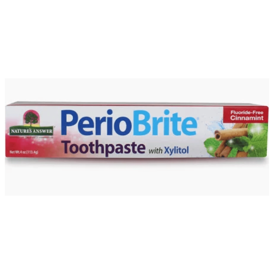 Natures Answer Periobrite Toothpaste Cinnamint - Earthfare Supermarket - 083000016448