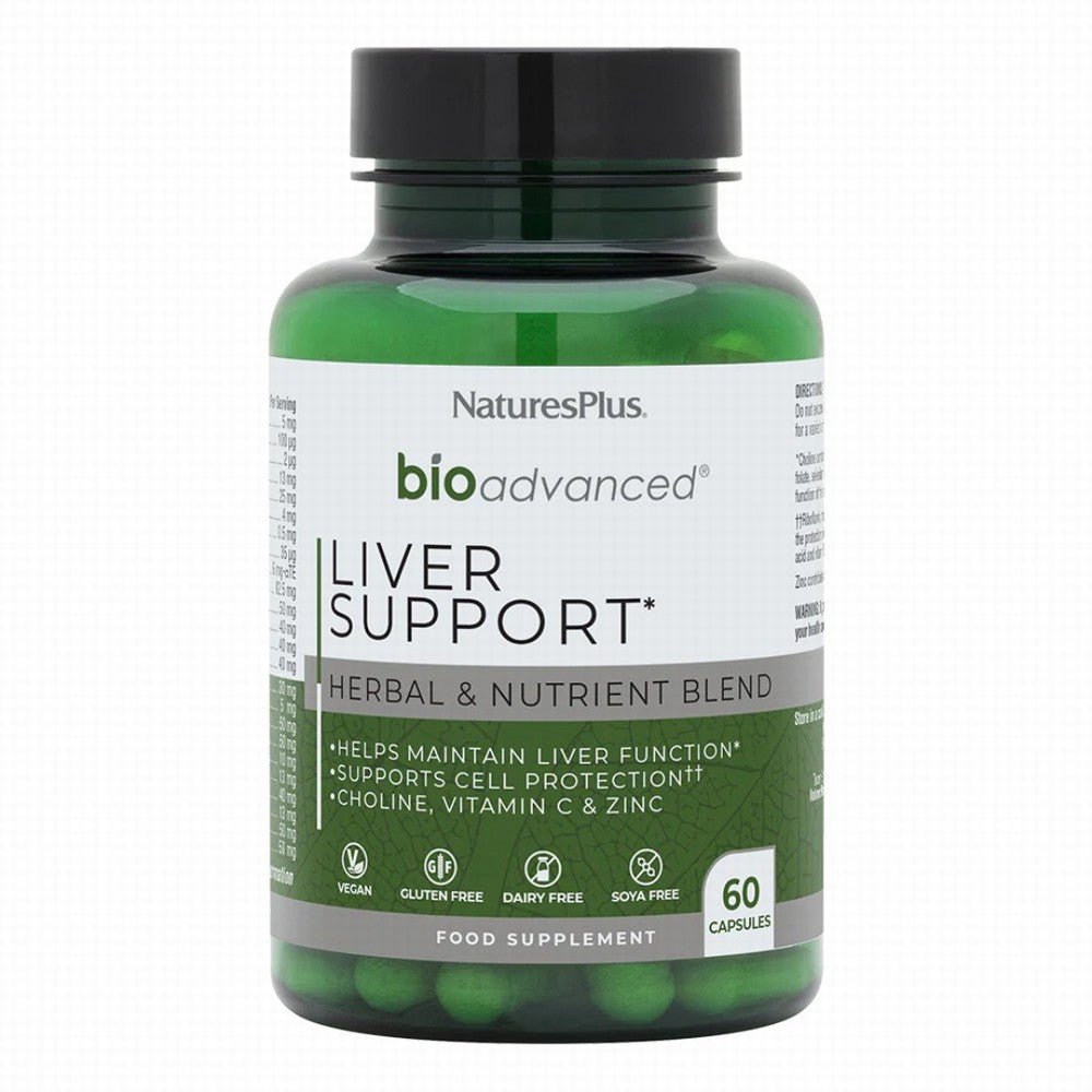 Natures Plus Bioadvanced Liver Support Caps 60 - Earthfare Supermarket - 097467080522
