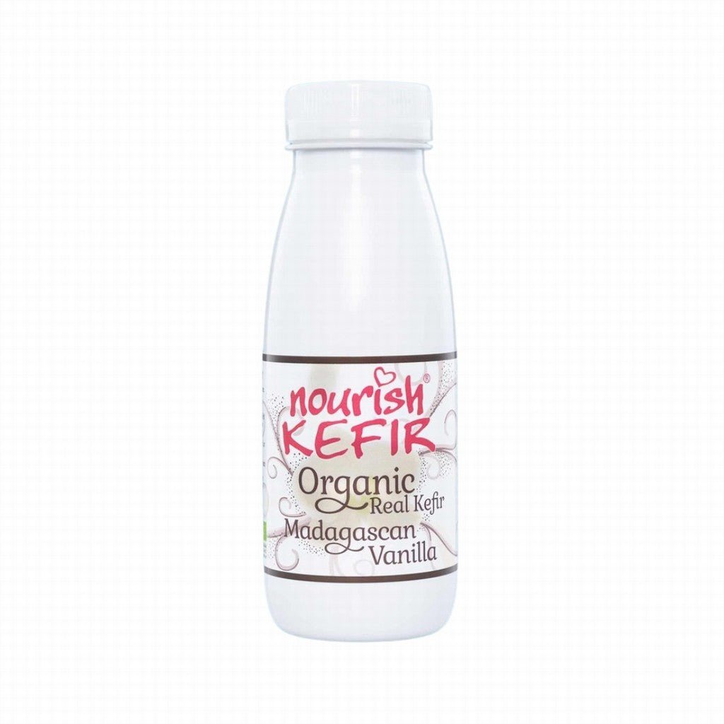 Nourish Madagascan Vanilla Kefir 250Ml - Earthfare Supermarket - 5060194370100