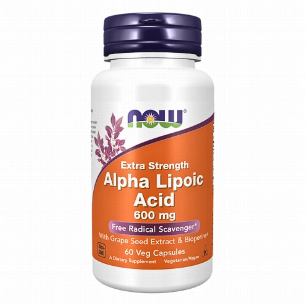 Now Foods Alpha Lipoic Capsules 60 Caps - Earthfare Supermarket - 733739030429