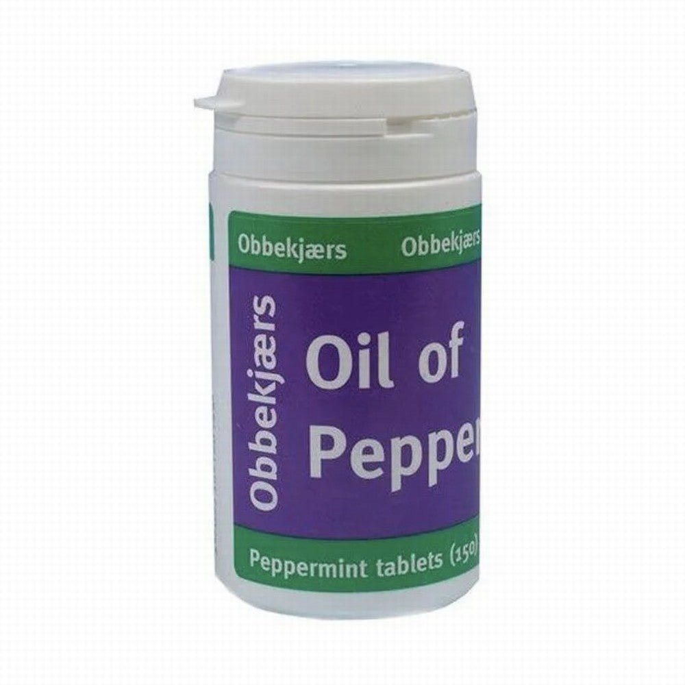 Obbekjaers Oil Of Peppermint Tabs - Earthfare Supermarket - 5709538150168