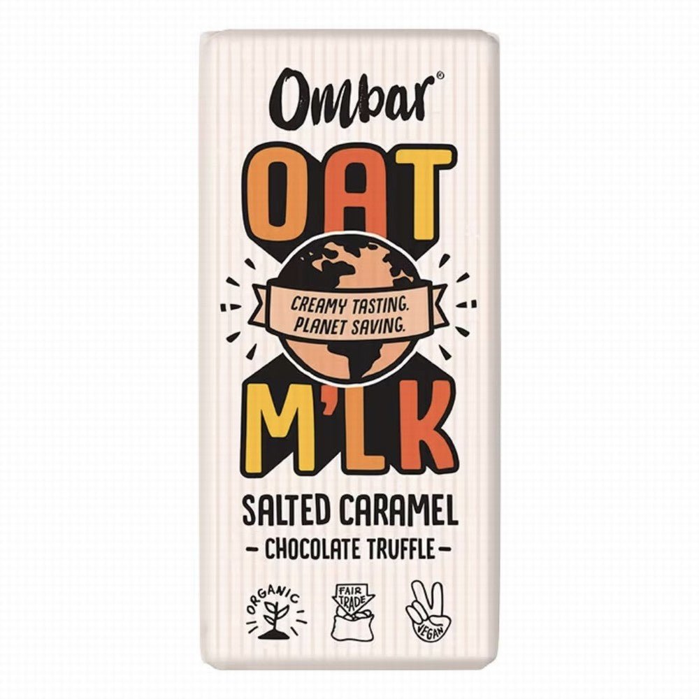 Ombar Oat Mylk Salted Caramel 70G - Earthfare Supermarket - 5060102662365