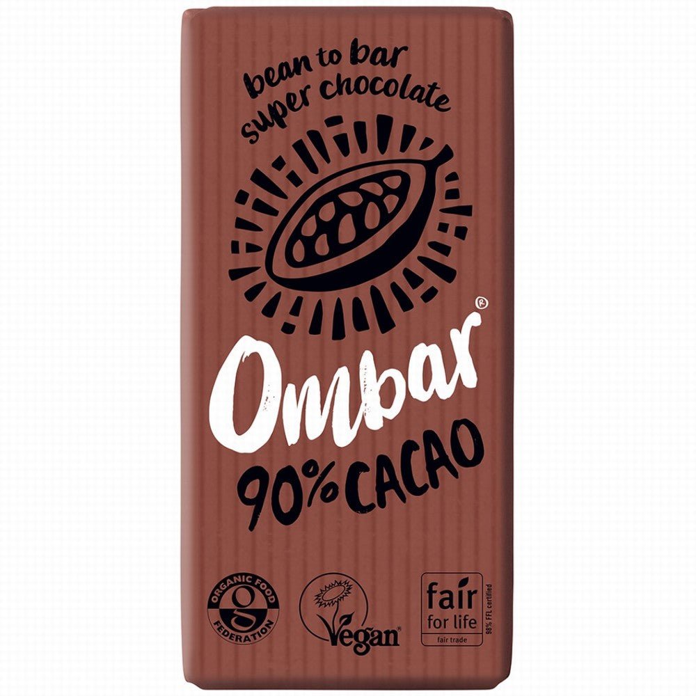 Ombar Organic 90% Cacao - Earthfare Supermarket - 5060102661931