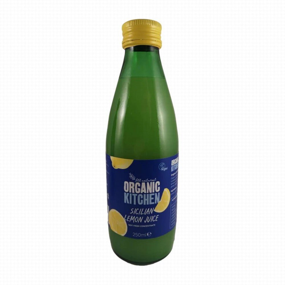 Organic Kitchen Sicilian Lemon Juice - Earthfare Supermarket - 5055177537236