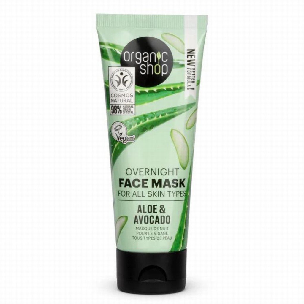 Organic Shop Face Mask Aloe & Avocado - Earthfare Supermarket - 4743318141091