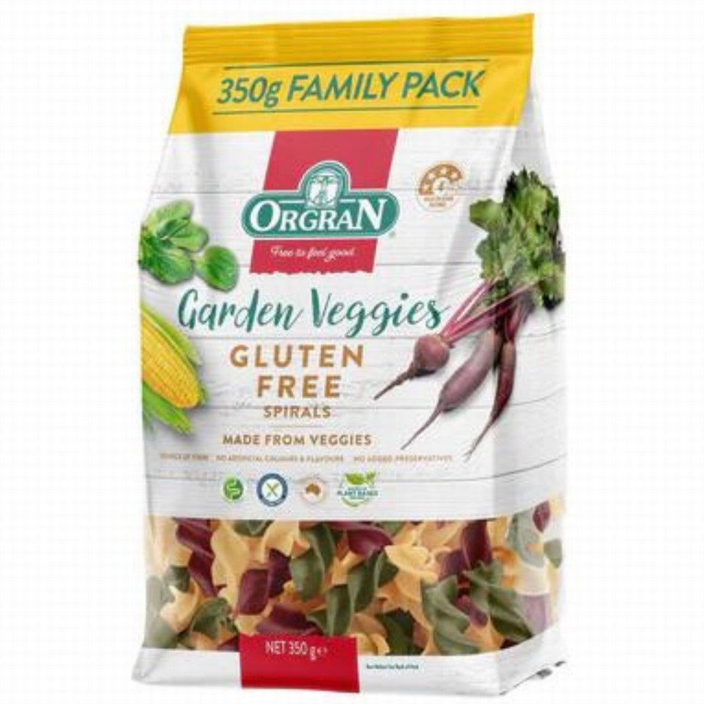 Orgran Garden Veggie Spirals - Earthfare Supermarket - 720516026317