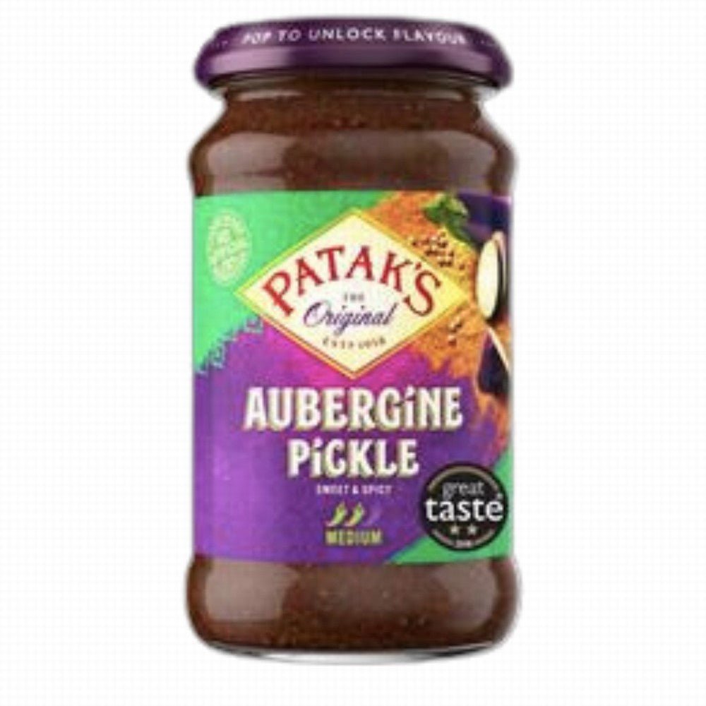 Pataks Aubergine Pickle - Earthfare Supermarket - 5011308000901
