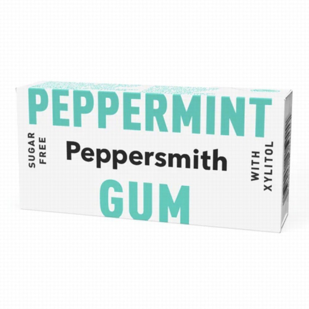 Peppersmith Peppermint Chewing Gum 15g - Earthfare Supermarket - 5060218594130