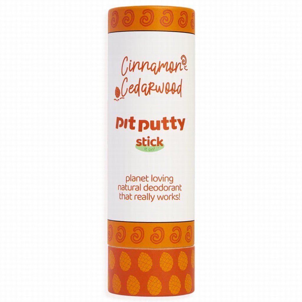 Pit Putty Deodorant Stick Cinnamon & Cedarwood - Earthfare Supermarket - 0608037486196