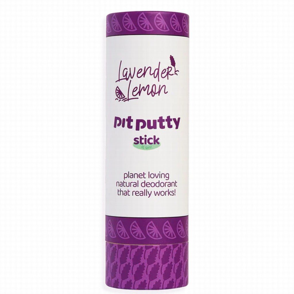 Pit Putty Deodorant Stick Lavender & Lemon - Earthfare Supermarket - 0608037486202