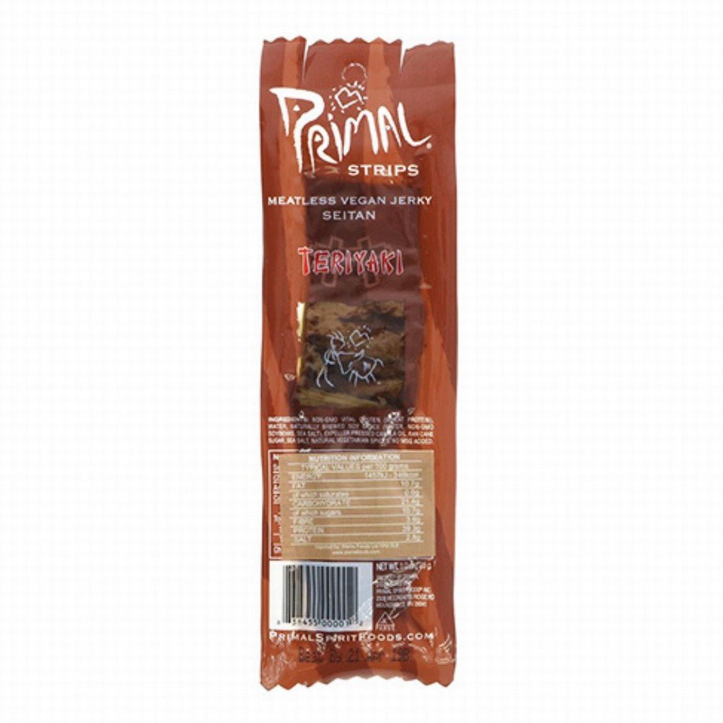 Primal Strips Teriyaki 28g - Earthfare Supermarket - 838455000012