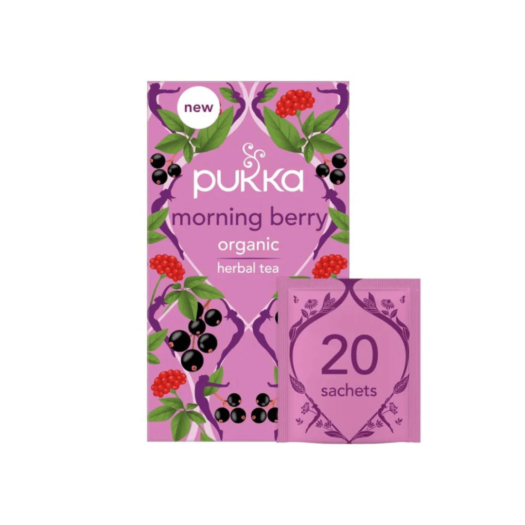 Pukka Organic Morning Berry 20bags - Earthfare Supermarket - 5060519148711