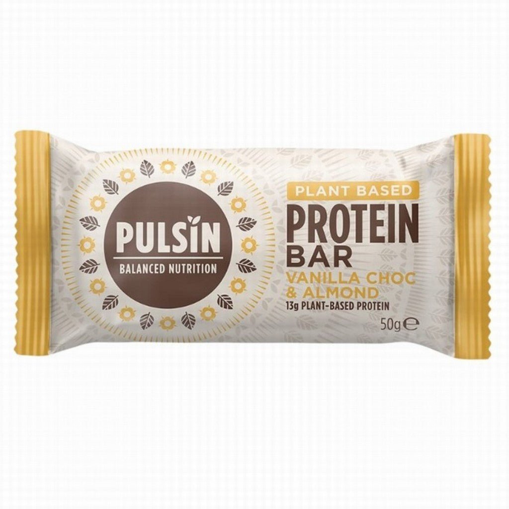 Pulsin Vanilla Choc & Almond Protein Bar - Earthfare Supermarket - 886054000407