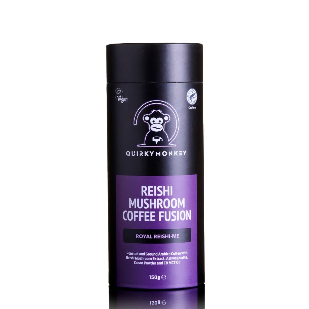 Quirky Monkey Reishi Mushroom Coffee Fusion - Earthfare Supermarket - 5070002037514