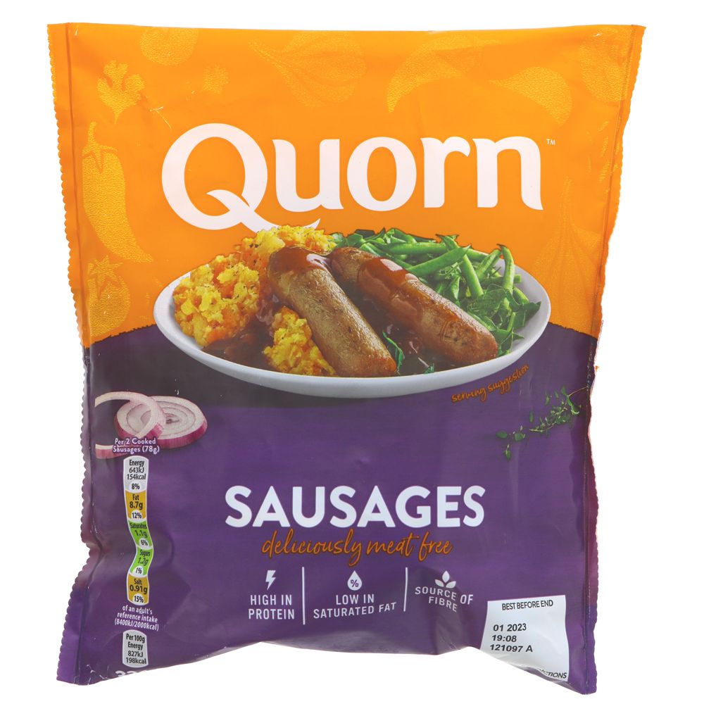 Quorn Sausages 336g - Earthfare Supermarket - 5019503018110