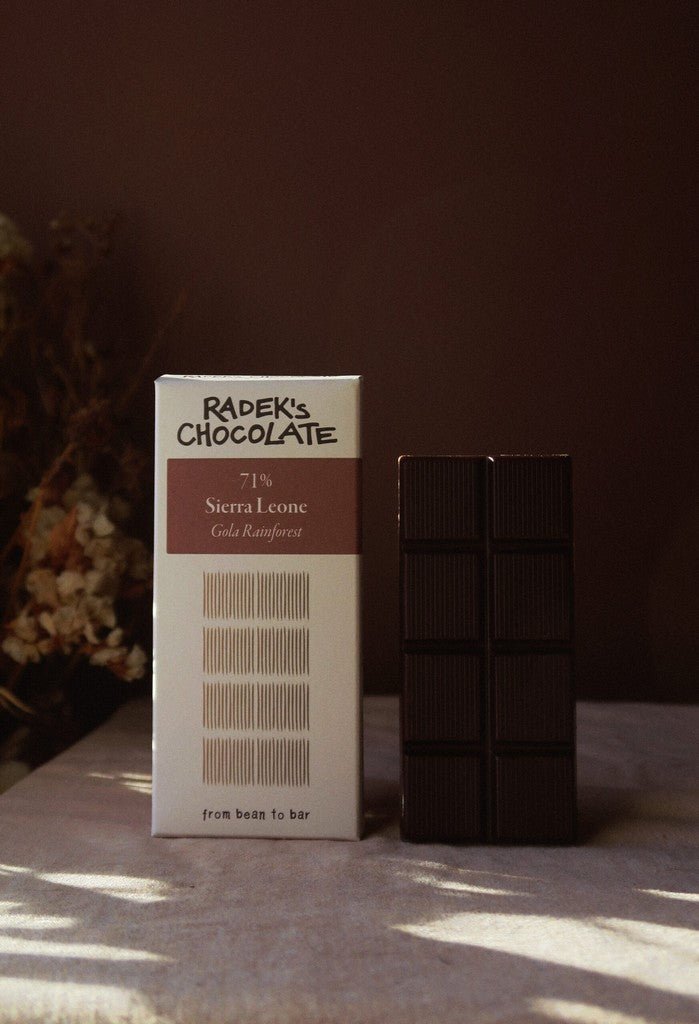 Radeks Chocolate 71% Sierra Leone 30g - Earthfare Supermarket - 0660111145986