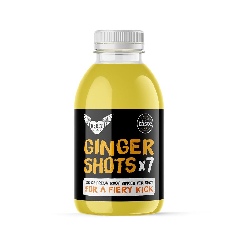 Rebel Kitchen Ginger Shot Dosing Bottle 420ml - Earthfare Supermarket - 5060376692525