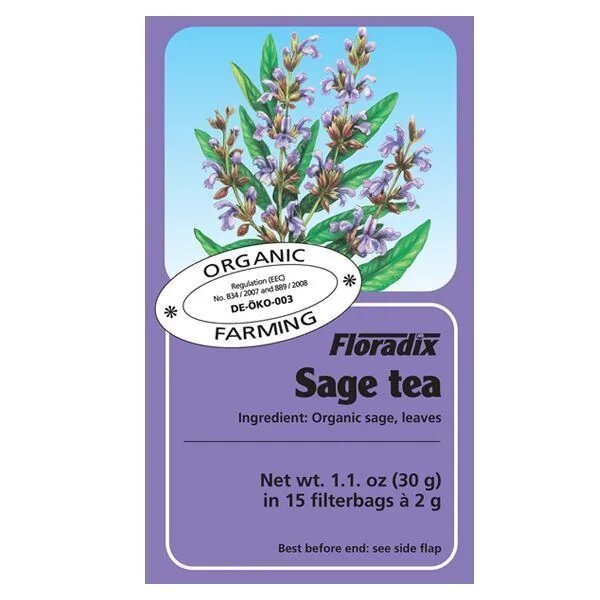 Salus Organic Sage Herb Tea - Earthfare Supermarket - 4004148013171