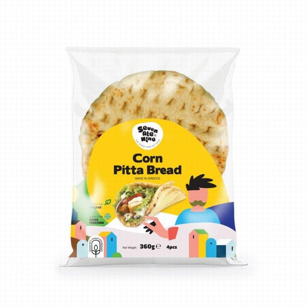 Seven Ate Nine Corn Pitta Bread - Earthfare Supermarket - 5200408802267