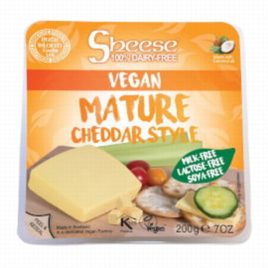 Sheese Vegan Mature Cheddar Style - Earthfare Supermarket - 5034795000926