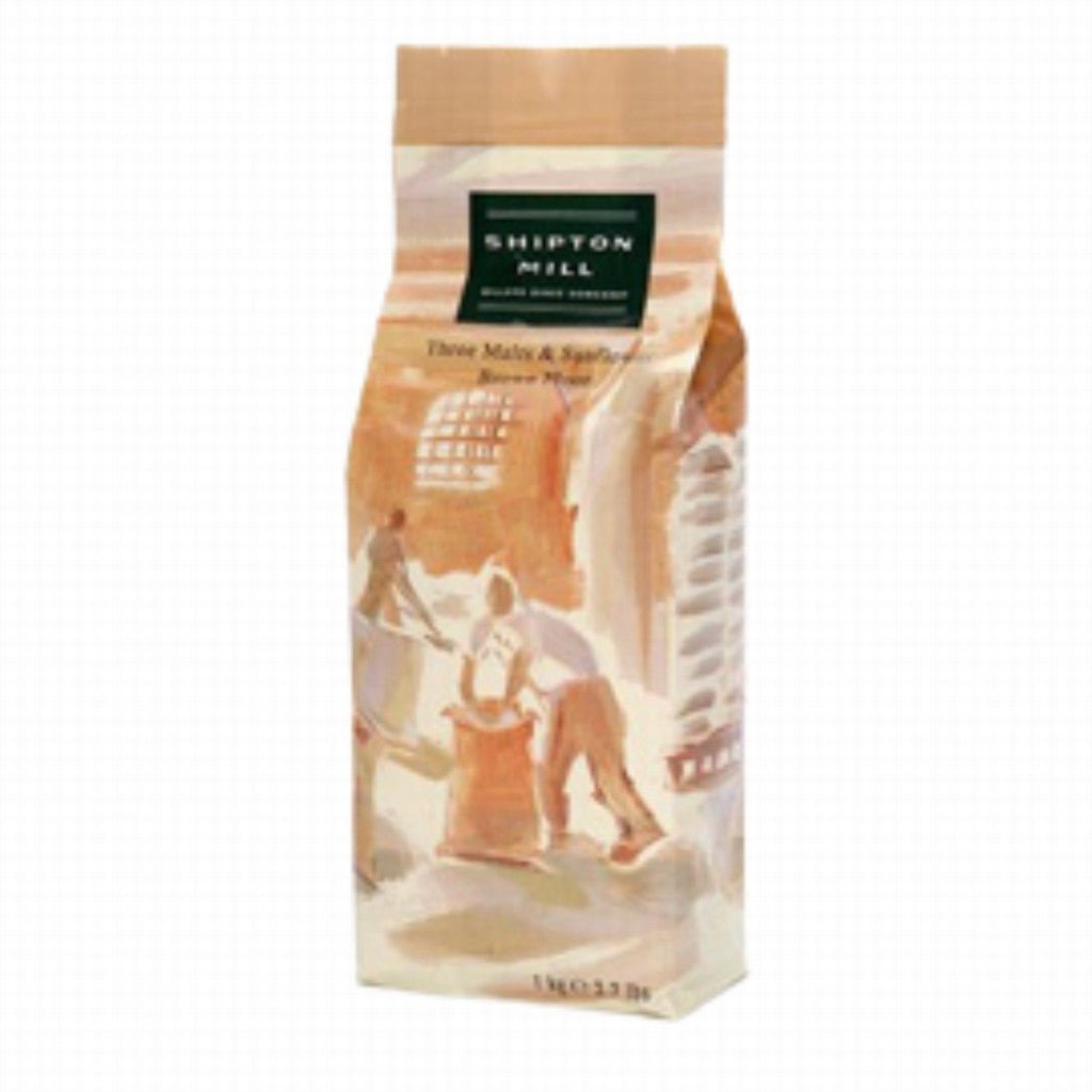 Shipton Mill Three Malts Brown Flour 1KG - Earthfare Supermarket - 5016473016252