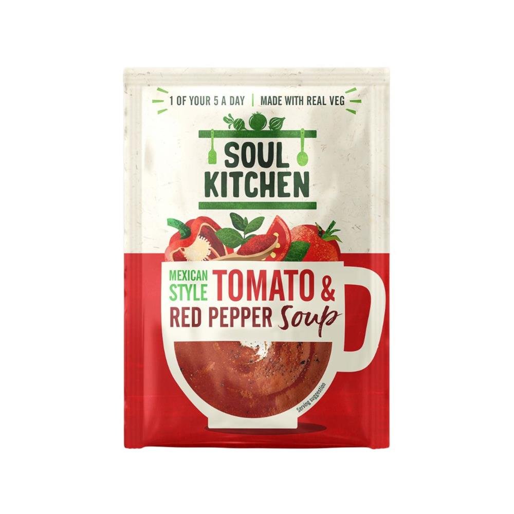 Soul Kitchen Mexican Tomato & Red Pepper Instant Soup 25g - Earthfare Supermarket - 5070000565118