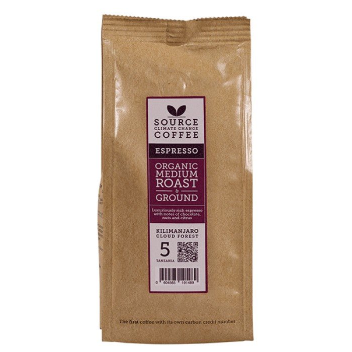 Source Organic Kilimanjaro Espresso Ground Coffee - Earthfare Supermarket - 604565191489