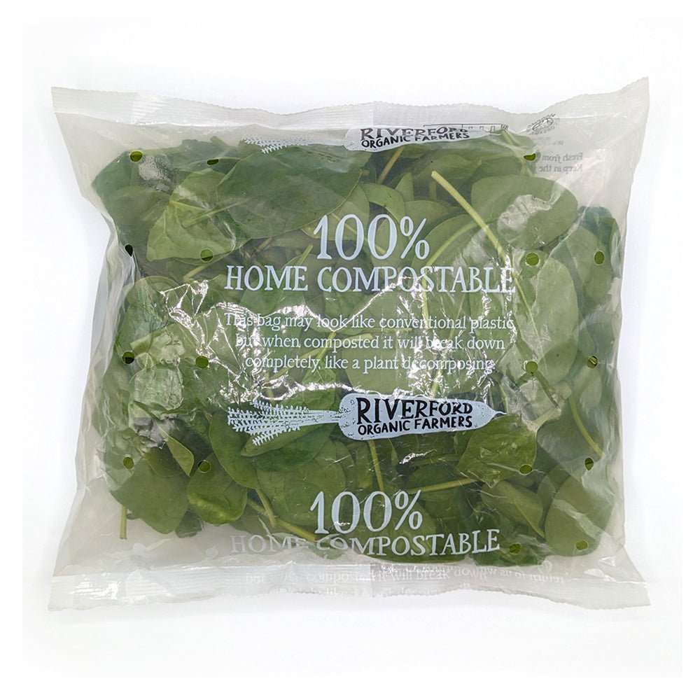 Spinach Baby Leaf Organic - Earthfare Supermarket - 5016143006545