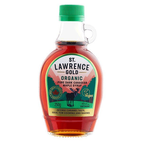 St Lawrence Gold Organic Dark Maple Syrup - Earthfare Supermarket - 5060584300069