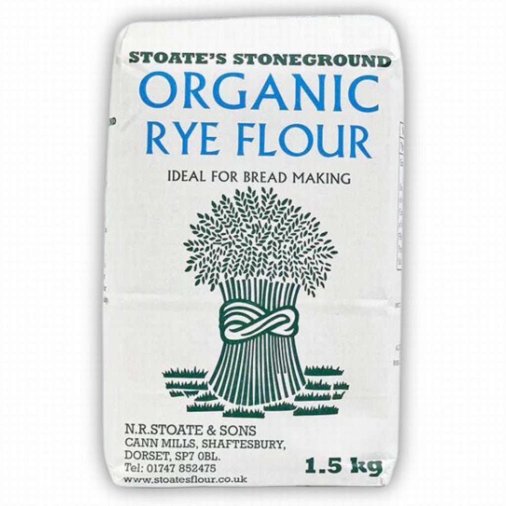 Stoates Organic Rye Flour 1.5KG - Earthfare Supermarket - 5060315626062