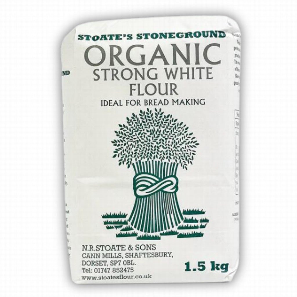 Stoates Organic Strong White Flour 1.5KG - Earthfare Supermarket - 0754311556816