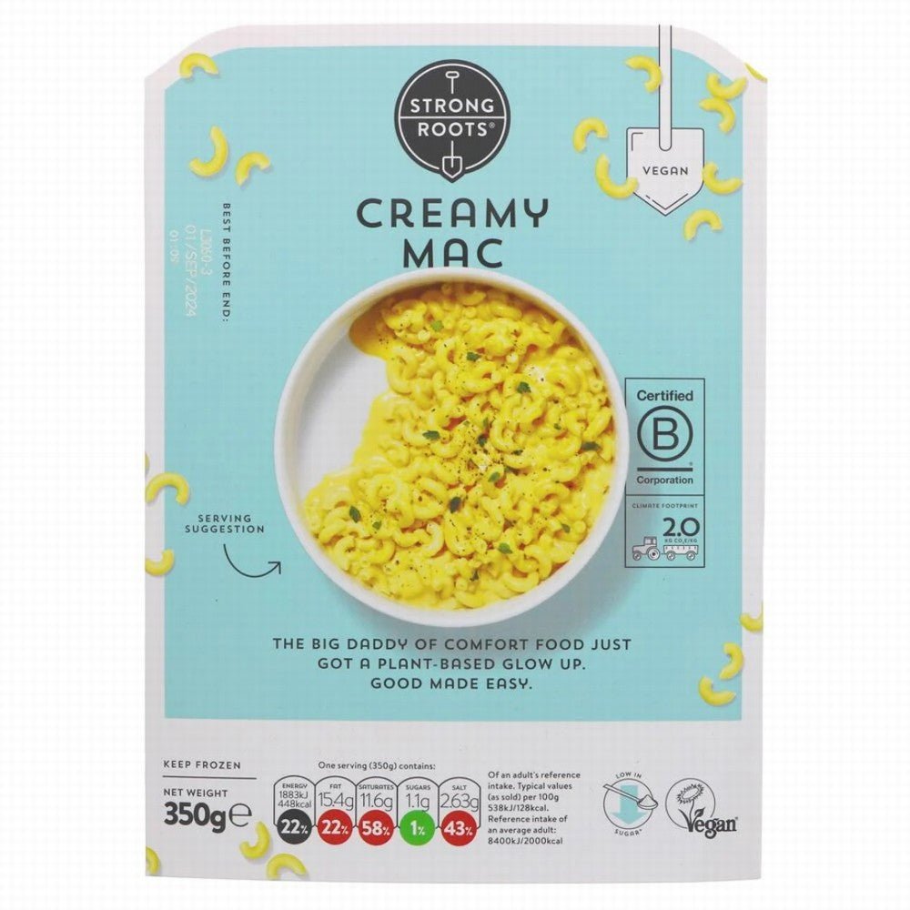 Strong Roots Creamy Mac 350G - Earthfare Supermarket - 5391528181391