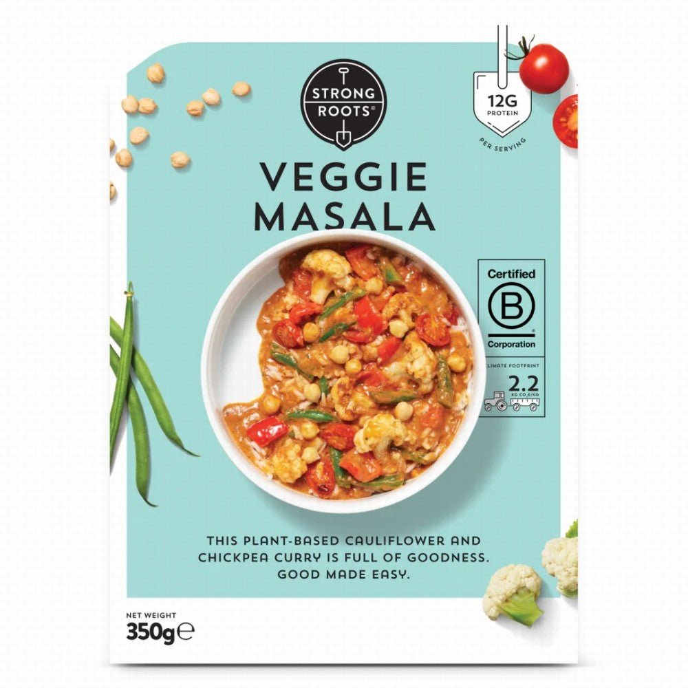 Strong Roots Veggie Masala 350G - Earthfare Supermarket - 5391528181377