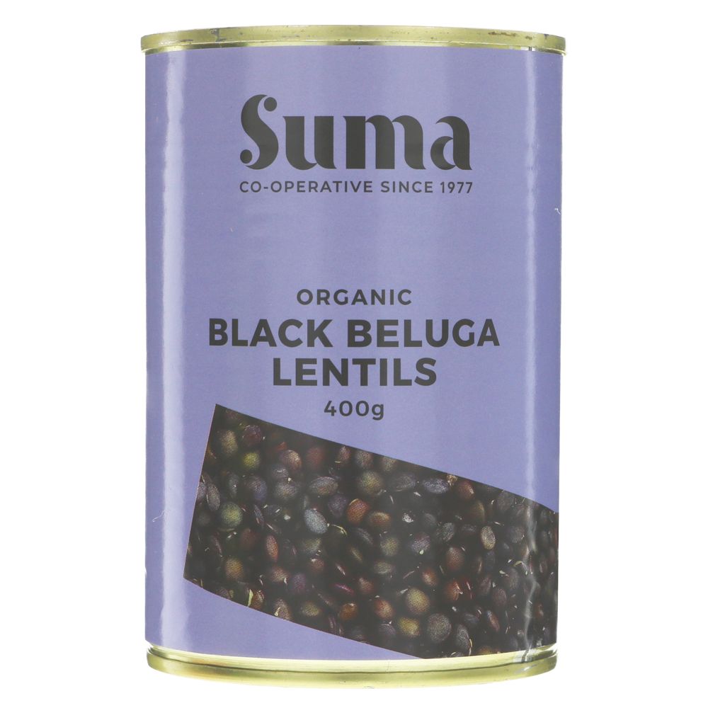 Suma Organic Black Beluga Lentils - Earthfare Supermarket - 5017601040095