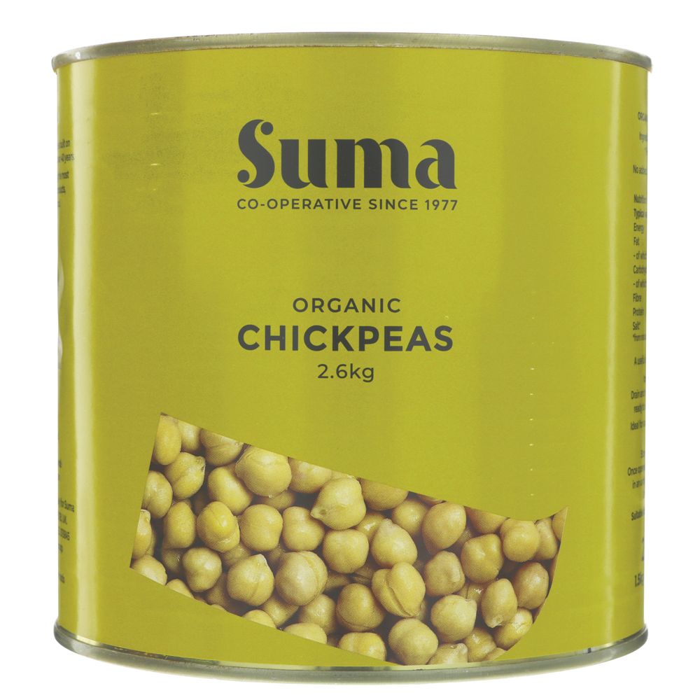 Suma Organic Chickpeas 2.6Kg - Earthfare Supermarket - 5029220054292