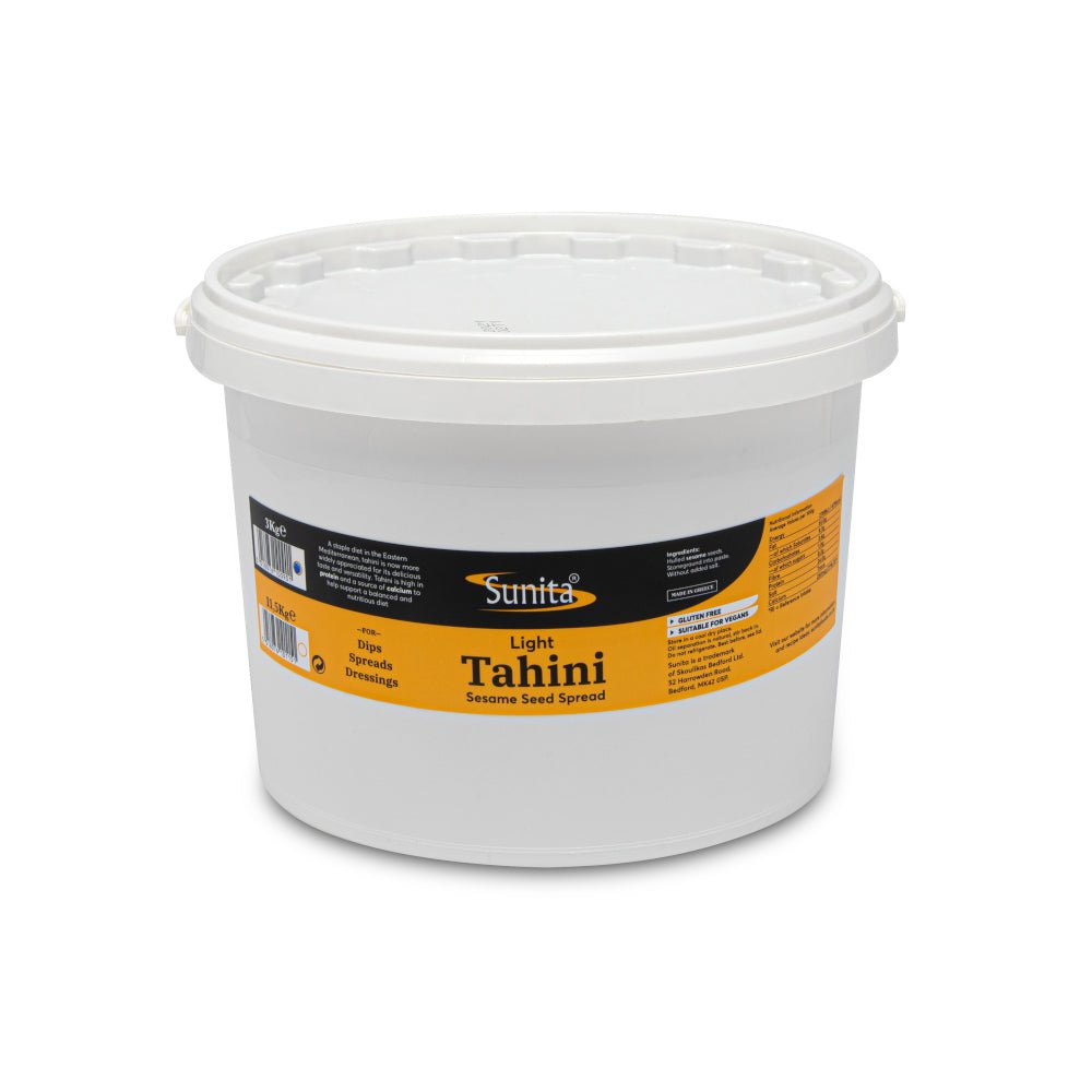 Sunita Light Tahini 3Kg - Earthfare Supermarket - 5018076101151