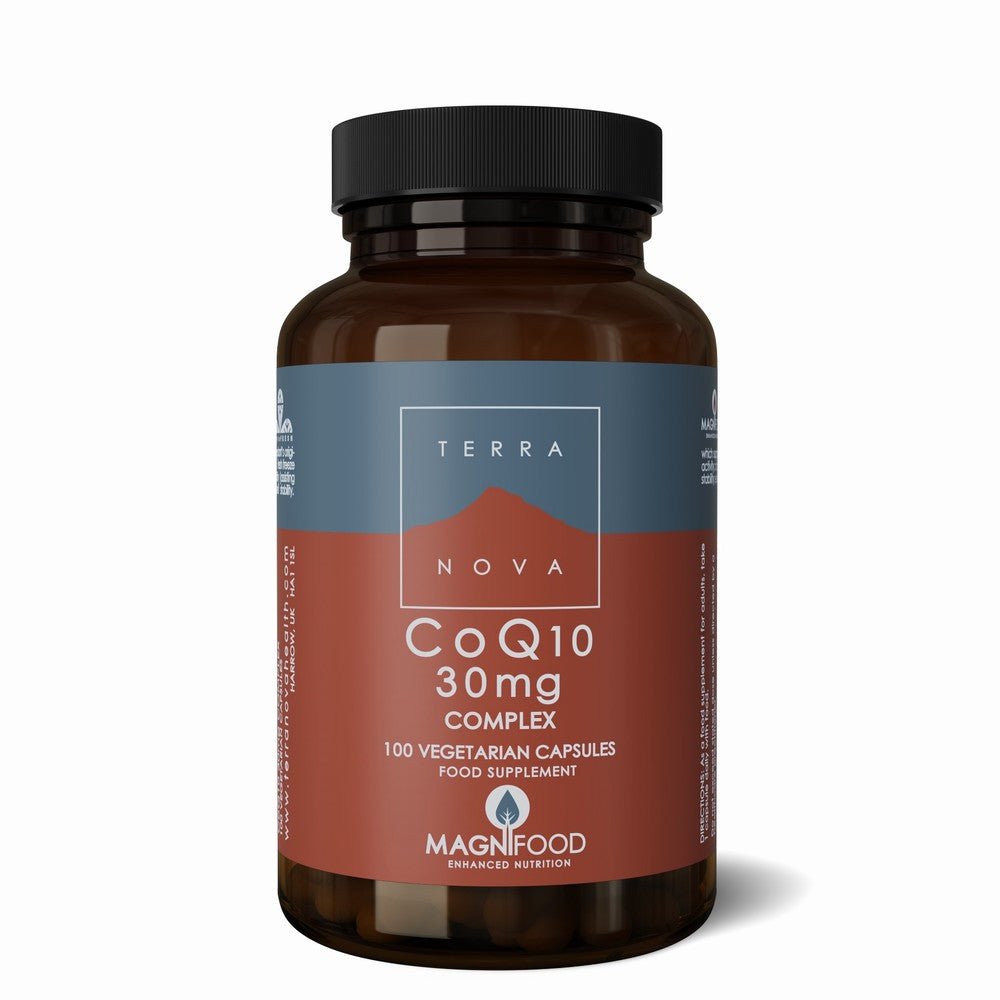 Terranova CoQ10 30Mg Complex 100Caps - Earthfare Supermarket - 5060203790059