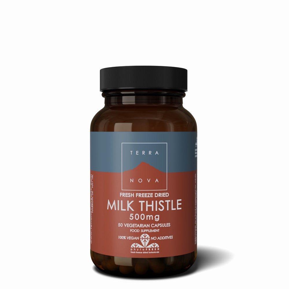 Terranova Milk Thistle 500Mg - Earthfare Supermarket - 5060203793364
