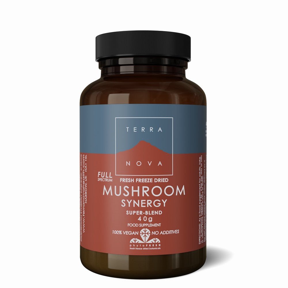 Terranova Mushroom Synergy Super Blend - Earthfare Supermarket - 5060203792367