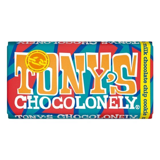 Tonys Chocolonely Choc Chip Cookie - Earthfare Supermarket - 8720701140035