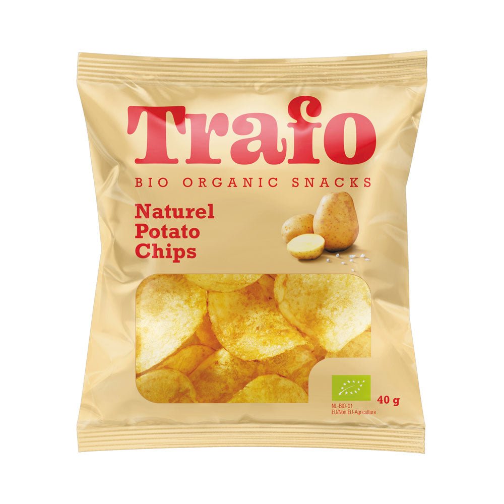 Trafo Organic Potato Chips Natural 40g - Earthfare Supermarket - 5400313903084